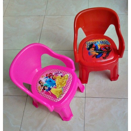 Character Plastic Toddler Chairs- assorted